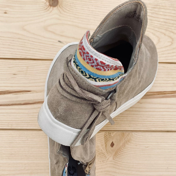 Very G "Whisper" Taupe Aztec Fringe Slip-on Shoes-Shoes-Sunshine and Wine Boutique