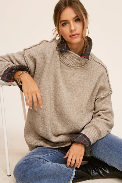 Ella High Neck Sweater