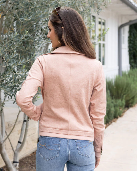 Blush Moto Jacket
