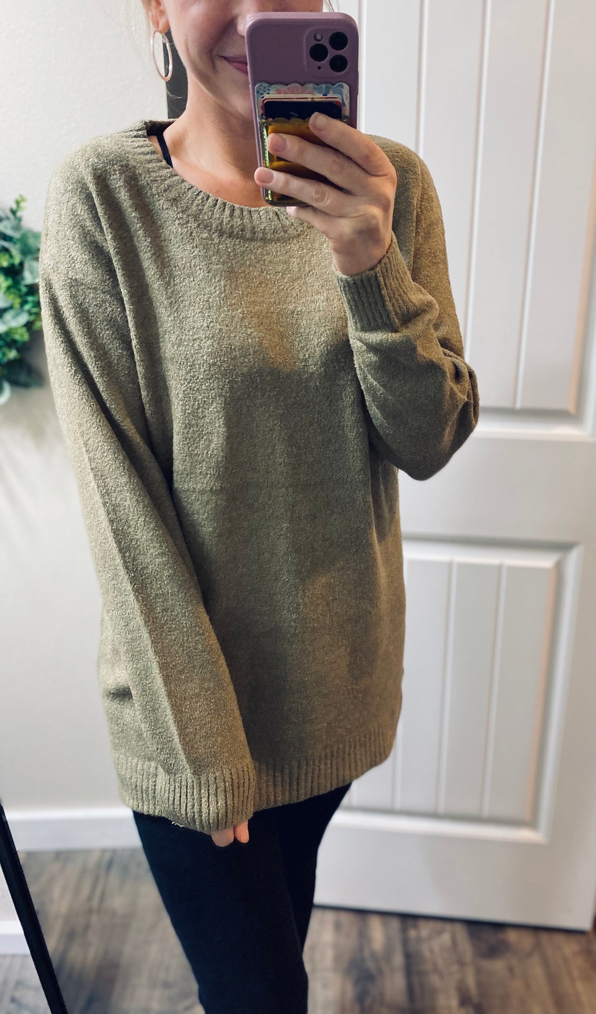 Deep Olive Sweater