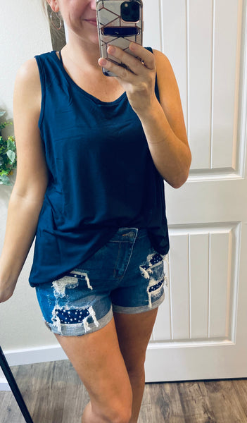 Judy Blue Star Patch Shorts