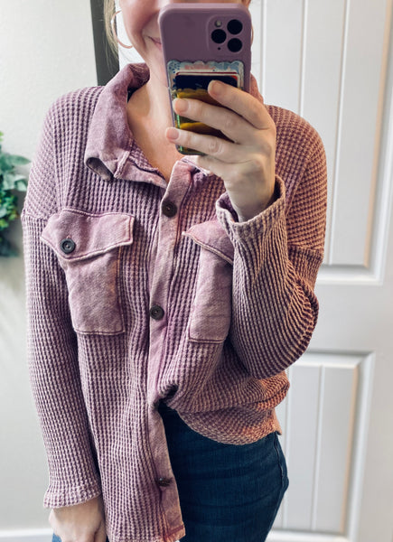 Vintage Wash Button Up