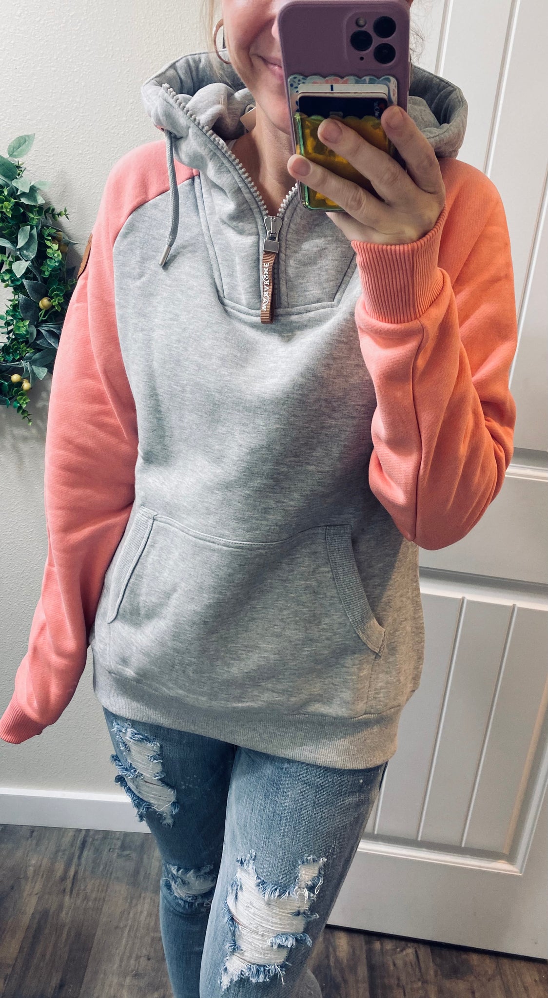Preorder Wanakome Guava 1/4 Zip Hoodie