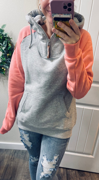 Preorder Wanakome Guava 1/4 Zip Hoodie