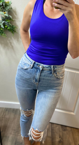 Distressed Knee Distressed Denim