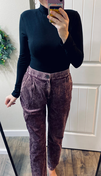 Mineral Wash Corduroy Pants