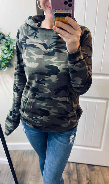 Camo Elevated Ampersand Ave. Hoodie