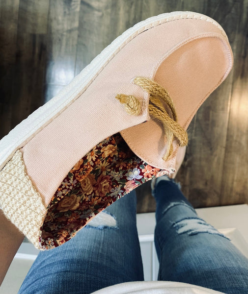 Blush Beach Slip On Shoes