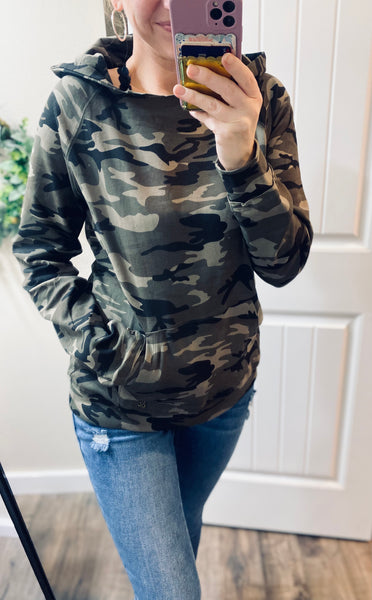 Camo Elevated Ampersand Ave. Hoodie