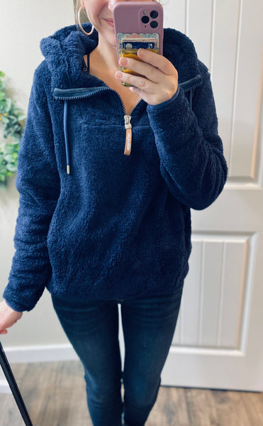 Fleece 1/2 ZIp Wanakome Hoodie