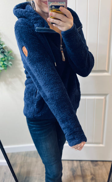 Fleece 1/2 ZIp Wanakome Hoodie