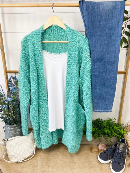 Fuzzy Spring Cardigans