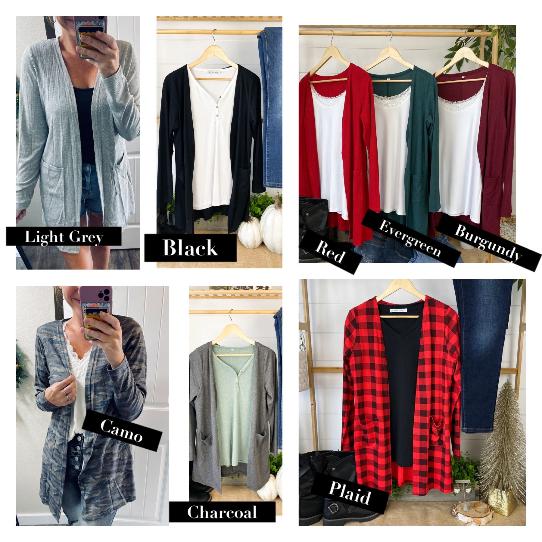 Ribbed Cardigans