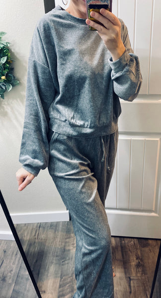 Velour Lounge Outfit