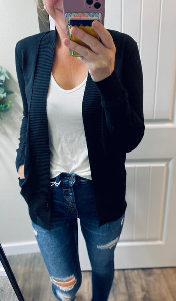 Ribbed Cardigan