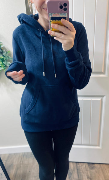 Preorder Navy Wanakome Fleece Pullover