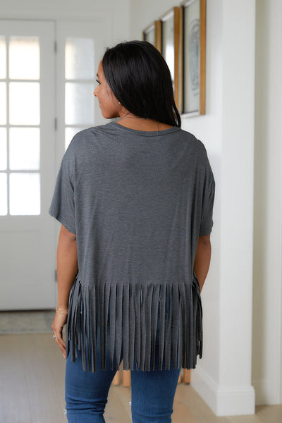 Fringe Hem Top