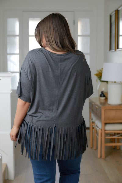 Fringe Hem Top