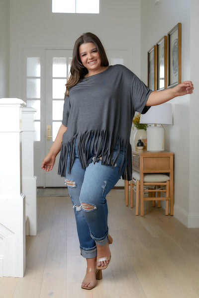 Fringe Hem Top