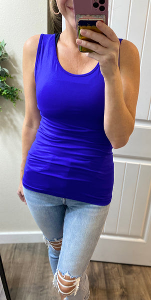 Crew Neck Sleeveless Smoothing Cami
