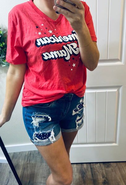 Judy Blue Star Patch Shorts