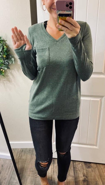 Spring Pocket Long Sleeves