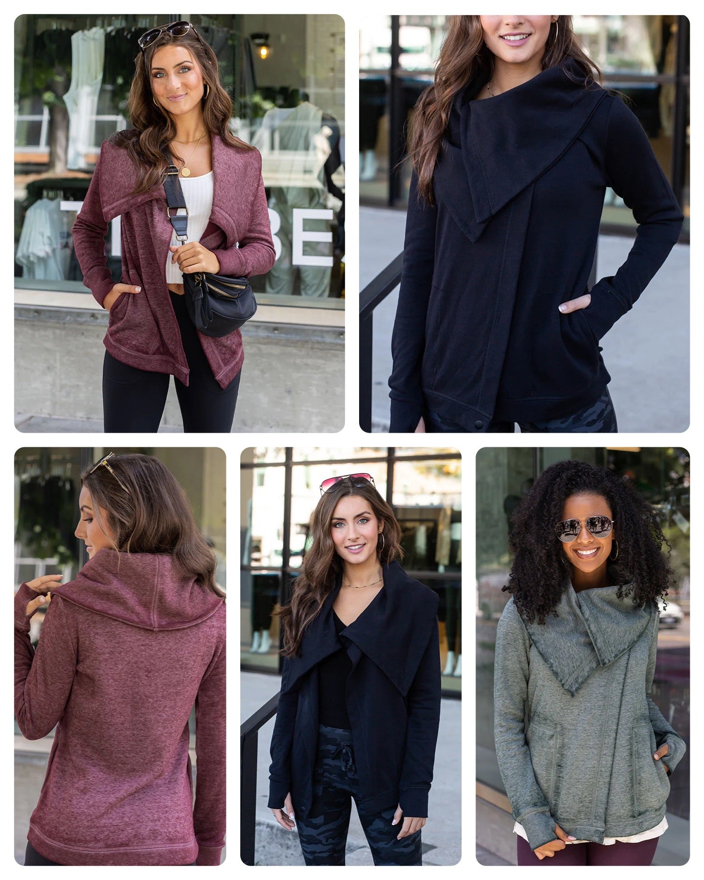 Fleece Wrap Sweater
