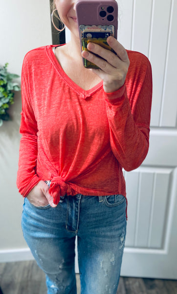 Dropped Shoulder Long Sleeve