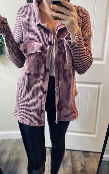 Vintage Wash Button Up