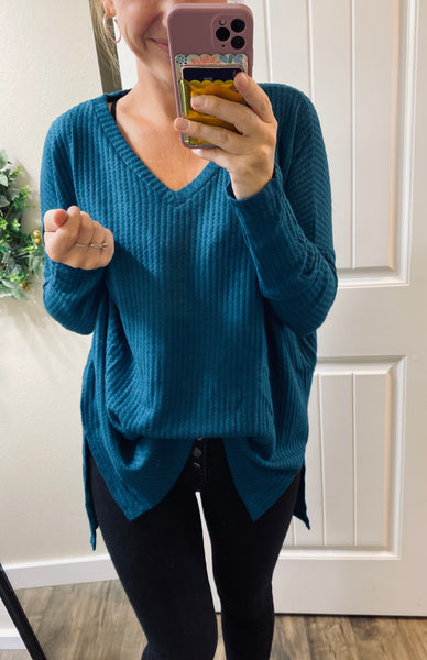 Waffleknit Long Sleeve