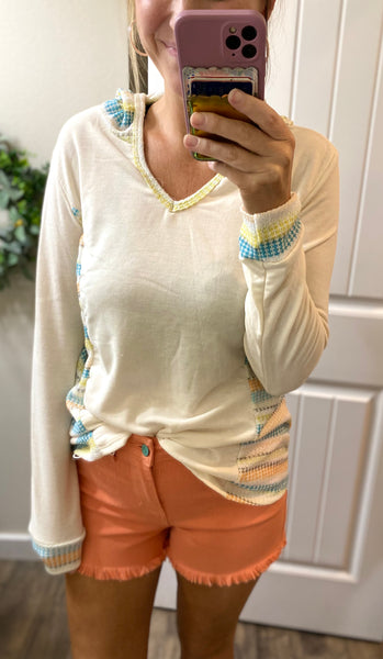 Beach Hoodie with Accent