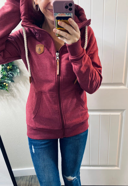 Rhubarb Full Zip Wanakome