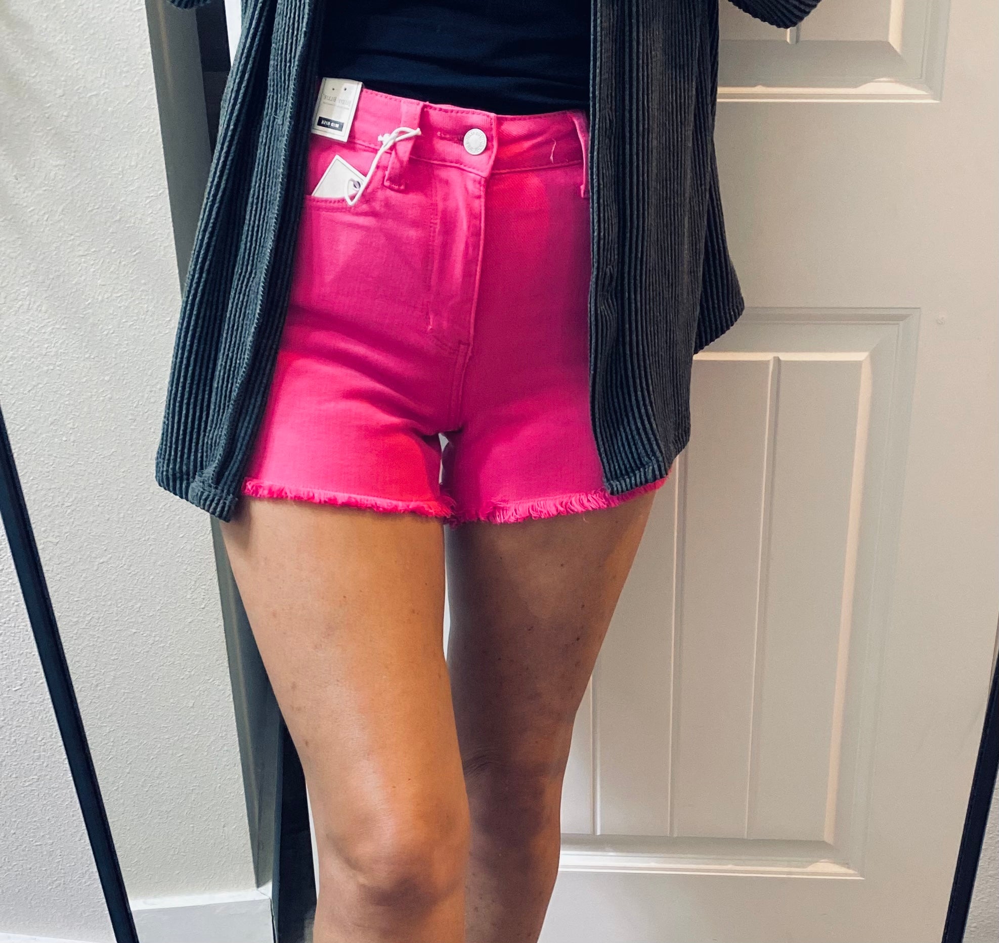 Pink Judy Blue Cut Off Shorts