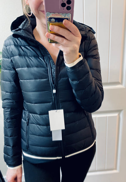 Black Puff Jacket
