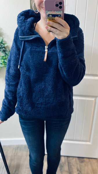 Fleece 1/2 ZIp Wanakome Hoodie
