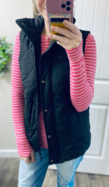 Spring Thumb Hole Henley Long Sleeve