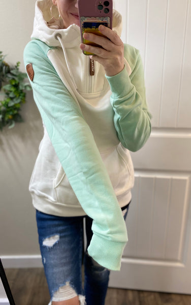 Lichen/Oatmeal 1/4 Zip Wanakome