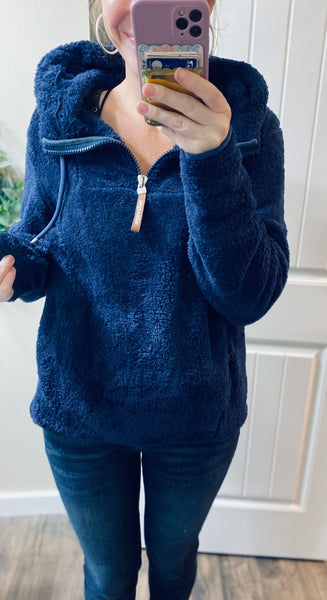 Fleece 1/2 ZIp Wanakome Hoodie