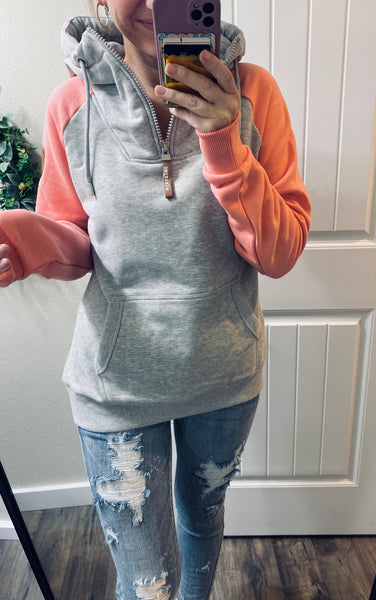 Preorder Wanakome Guava 1/4 Zip Hoodie