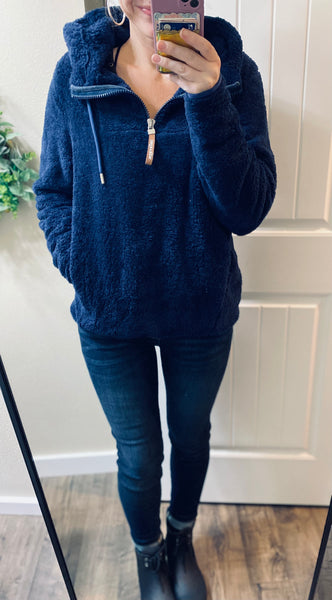 Fleece 1/2 ZIp Wanakome Hoodie