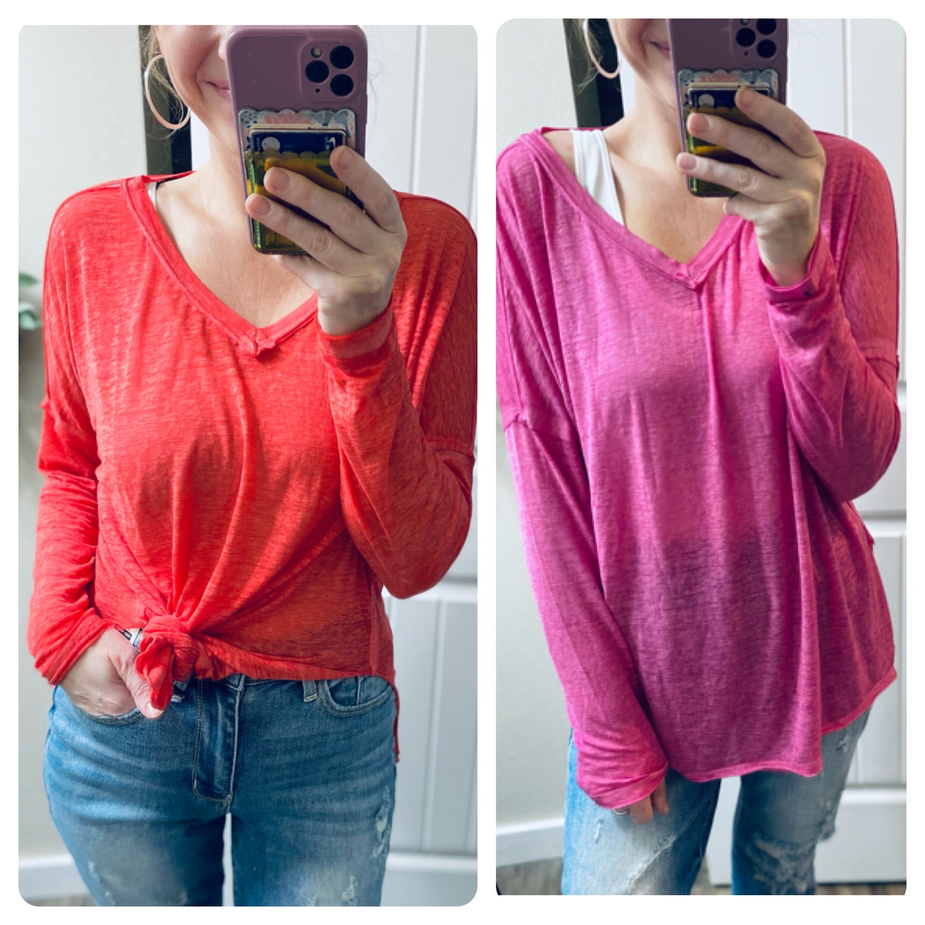 Dropped Shoulder Long Sleeve
