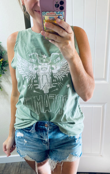 Light Olive Dreamer Tank