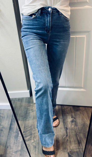 Judy Blue Wide Leg Cuff Denim