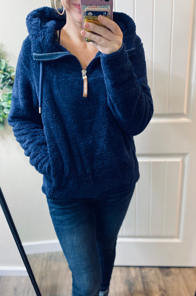 Fleece 1/2 ZIp Wanakome Hoodie