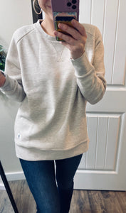 Preorder Heathered Oatmeal Crewneck Wanakome