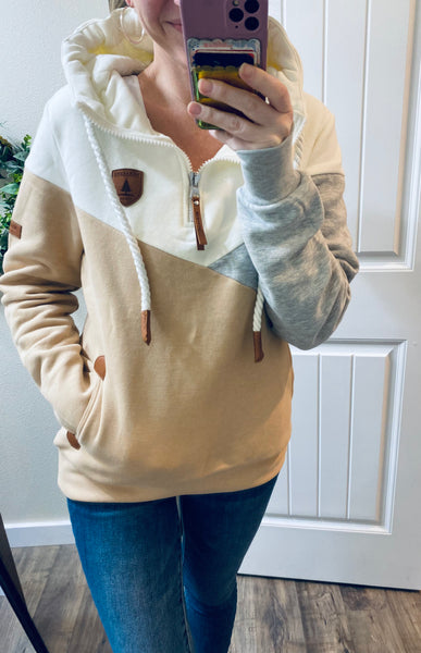 1/4 Zip Wanakome Hoodie