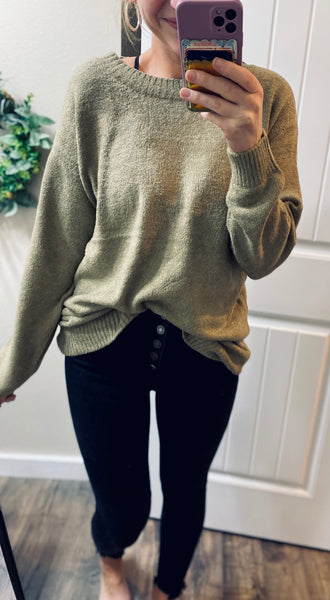 Deep Olive Sweater
