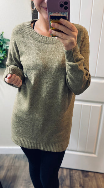 Deep Olive Sweater