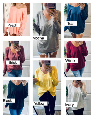Fall Dreamers Seam Sweaters