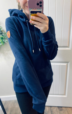 Preorder Navy Wanakome Fleece Pullover